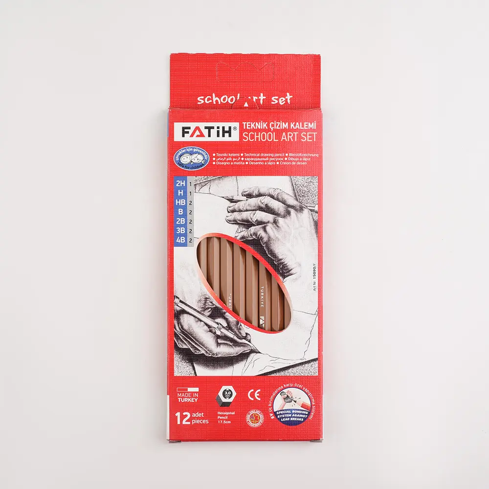 Fatih school art set drawing pencil 12 pcs