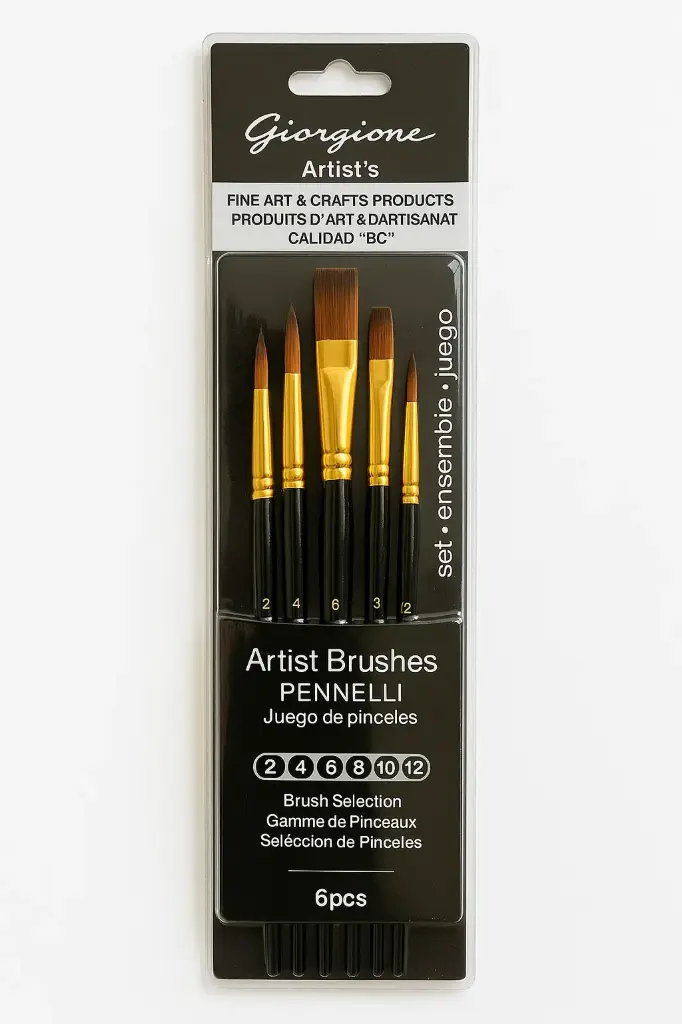 Giorgione paint brush 6 pcs