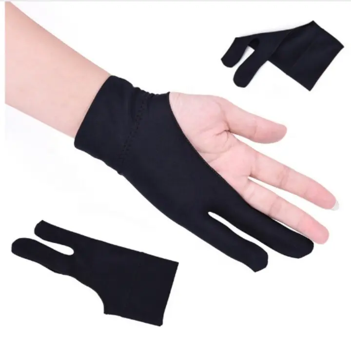 Finger drawing glove