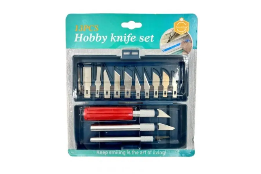 Hobby knife set - 13 pcs