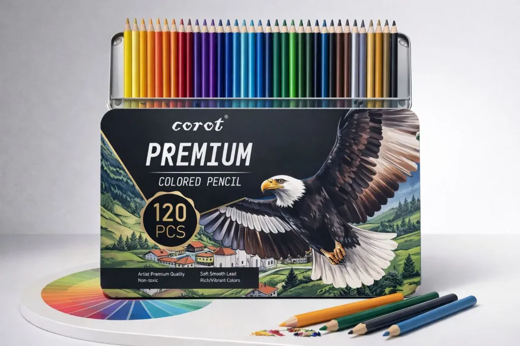 Corot premium colored pencil 120 pcs