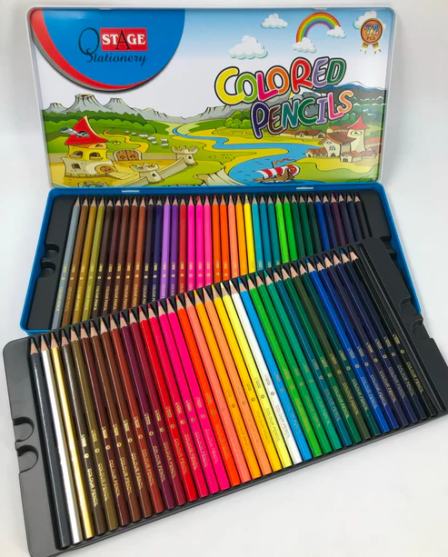 Stage wood colors 72 pcs 