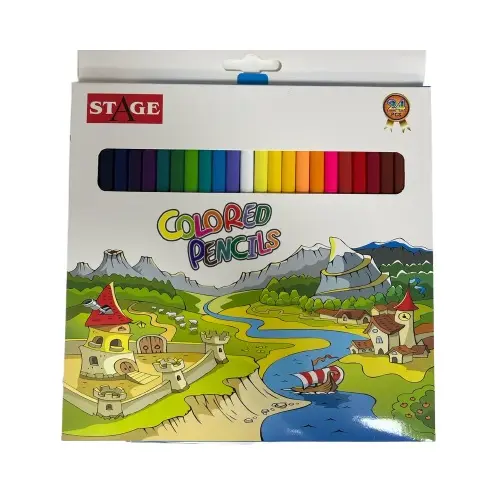 Stage wood colors 24 pcs 