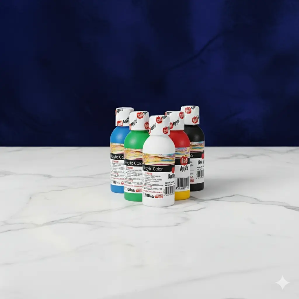 Red apple acrylic color 100ml (Dark-Green)