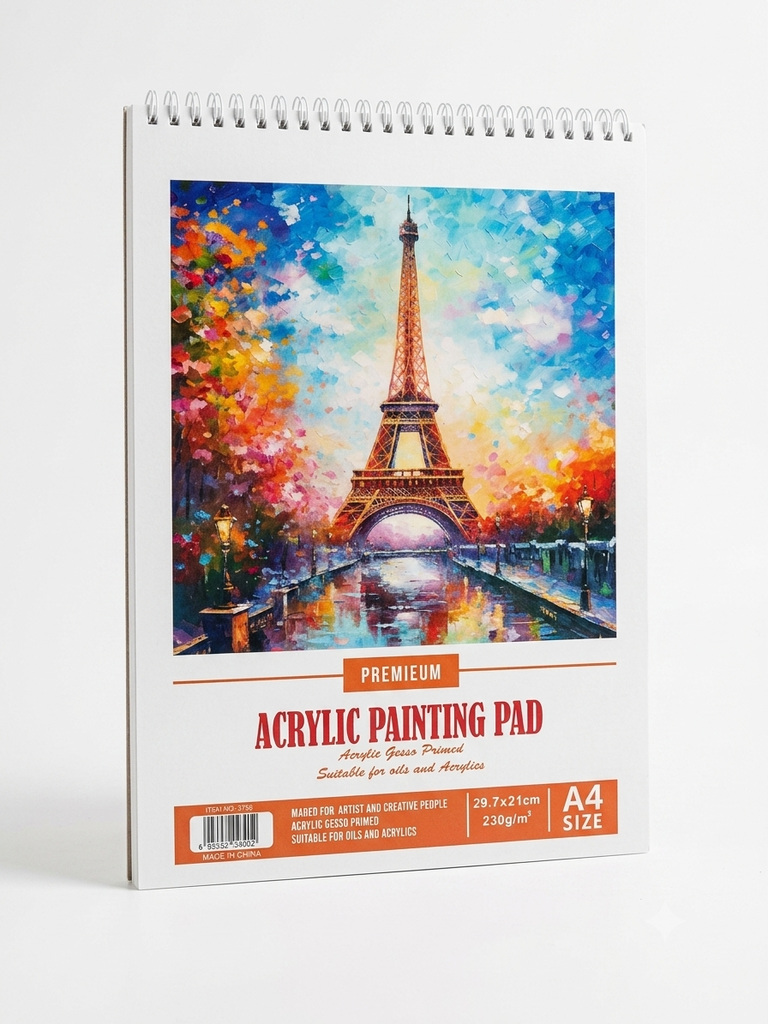 Art Nation Acrylic Colour Paper A4 – 15 Sheets
