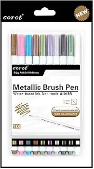 Corot Metallic Brush Pen – 10 Colors