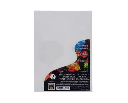 Stretched Artist Canvas – 2 Pcs (15×20 cm)
