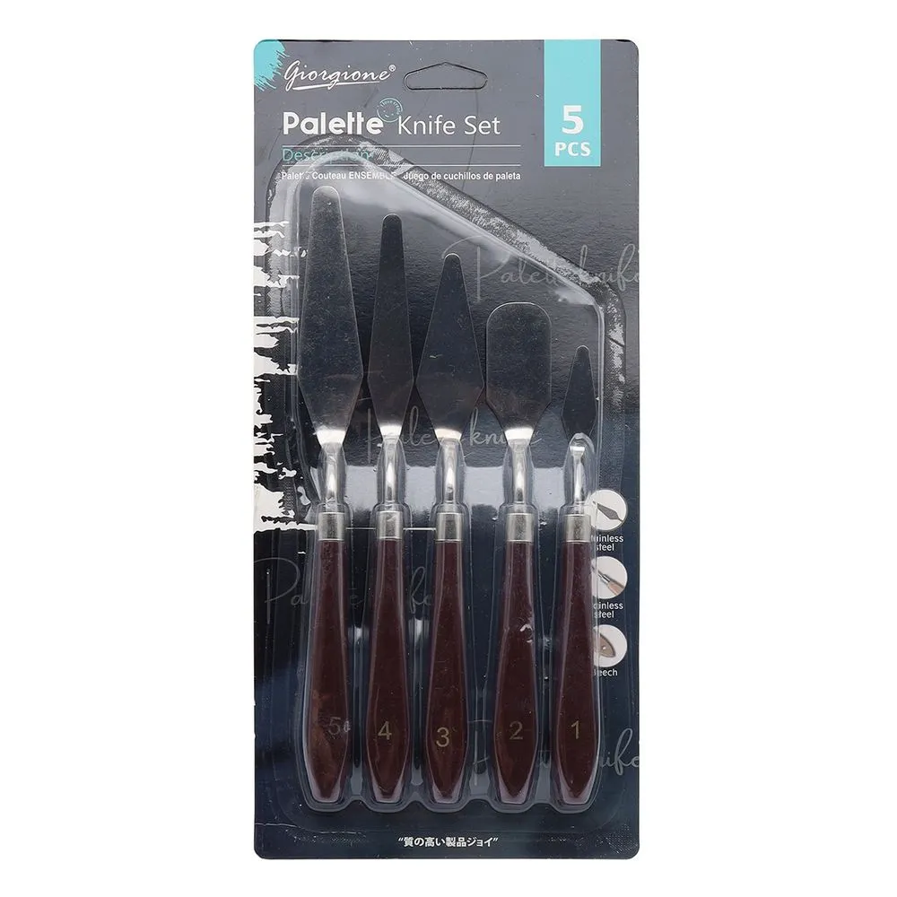 Giorgione palette knife set 5 pcs 