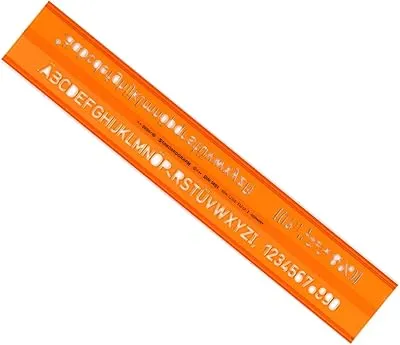 ISO Standard Letter Stencil  (Small)