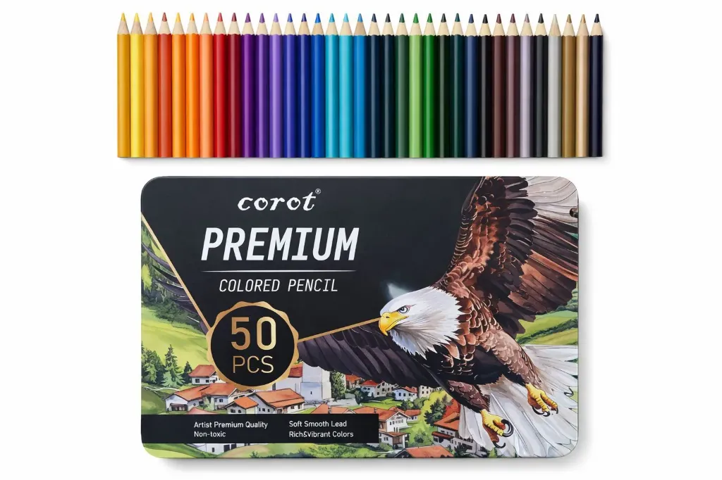 Corot wood pencil 50 color 