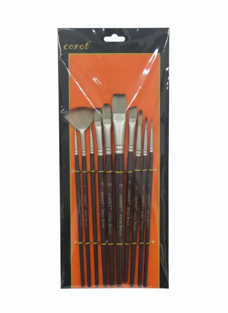 Paint brush set 10 pcs 