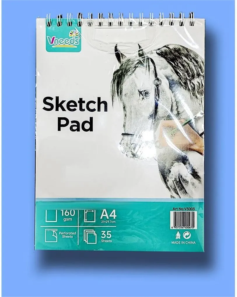 Vneed's Sketch pad A4 - 35 sheet's