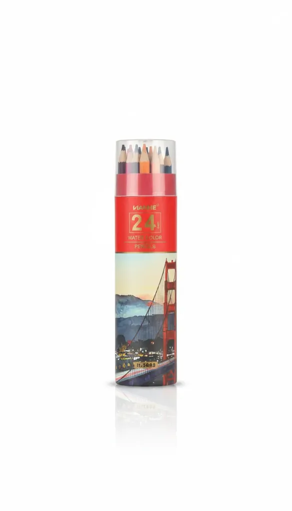 Wooden color pencil 24 color