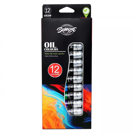 Basoqus oil paint 6ml 12 color