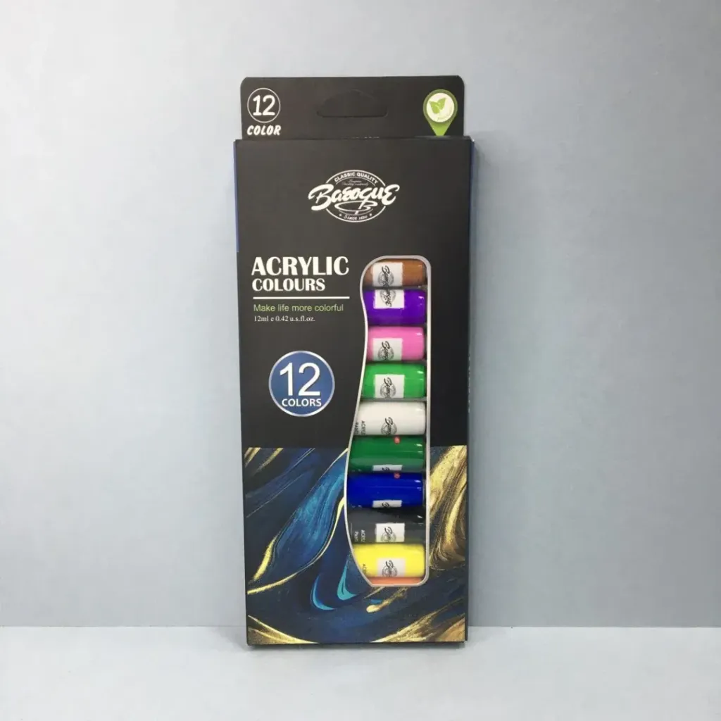 Basoqus acrylic paint 6ml 12 color