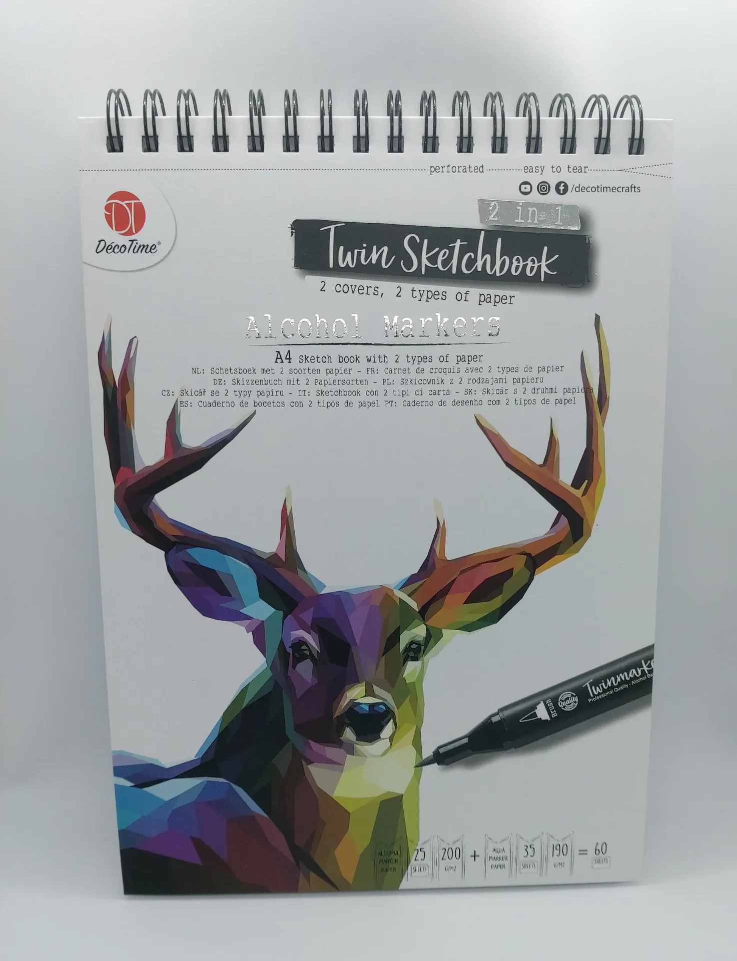 2 cover sketch book A4 - 60 sheet's