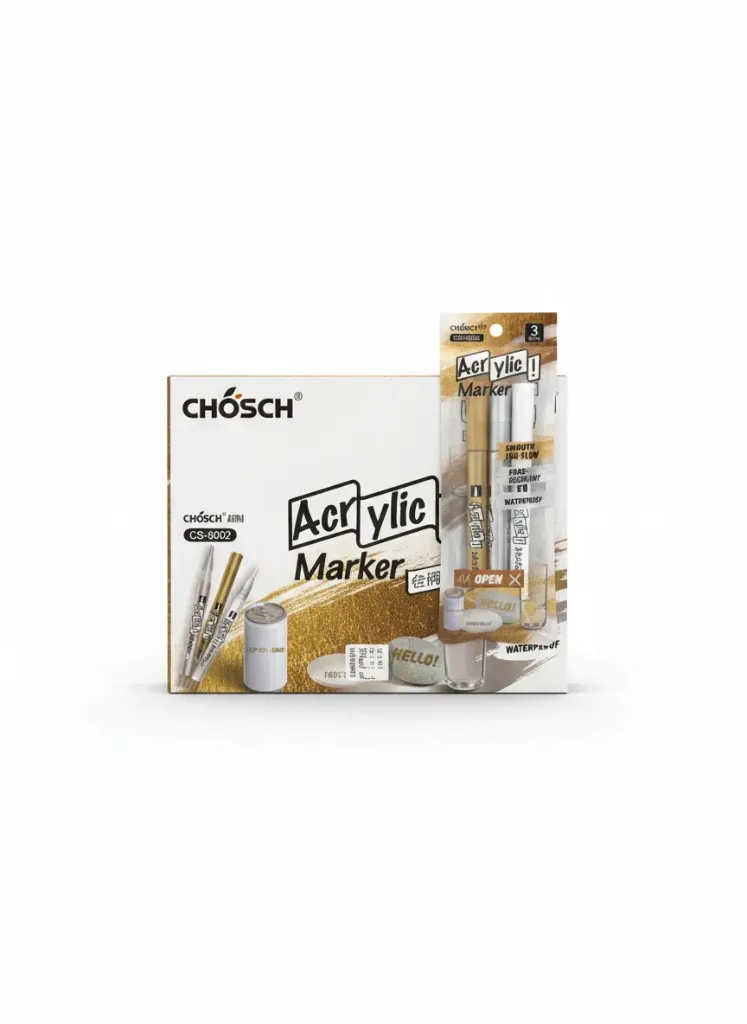 Chosch acrylic marker 3 pcs set