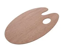 Wooden Paint Palette