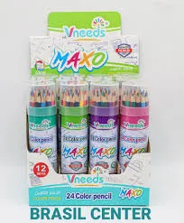 Vneeds wood color pencil 12 color