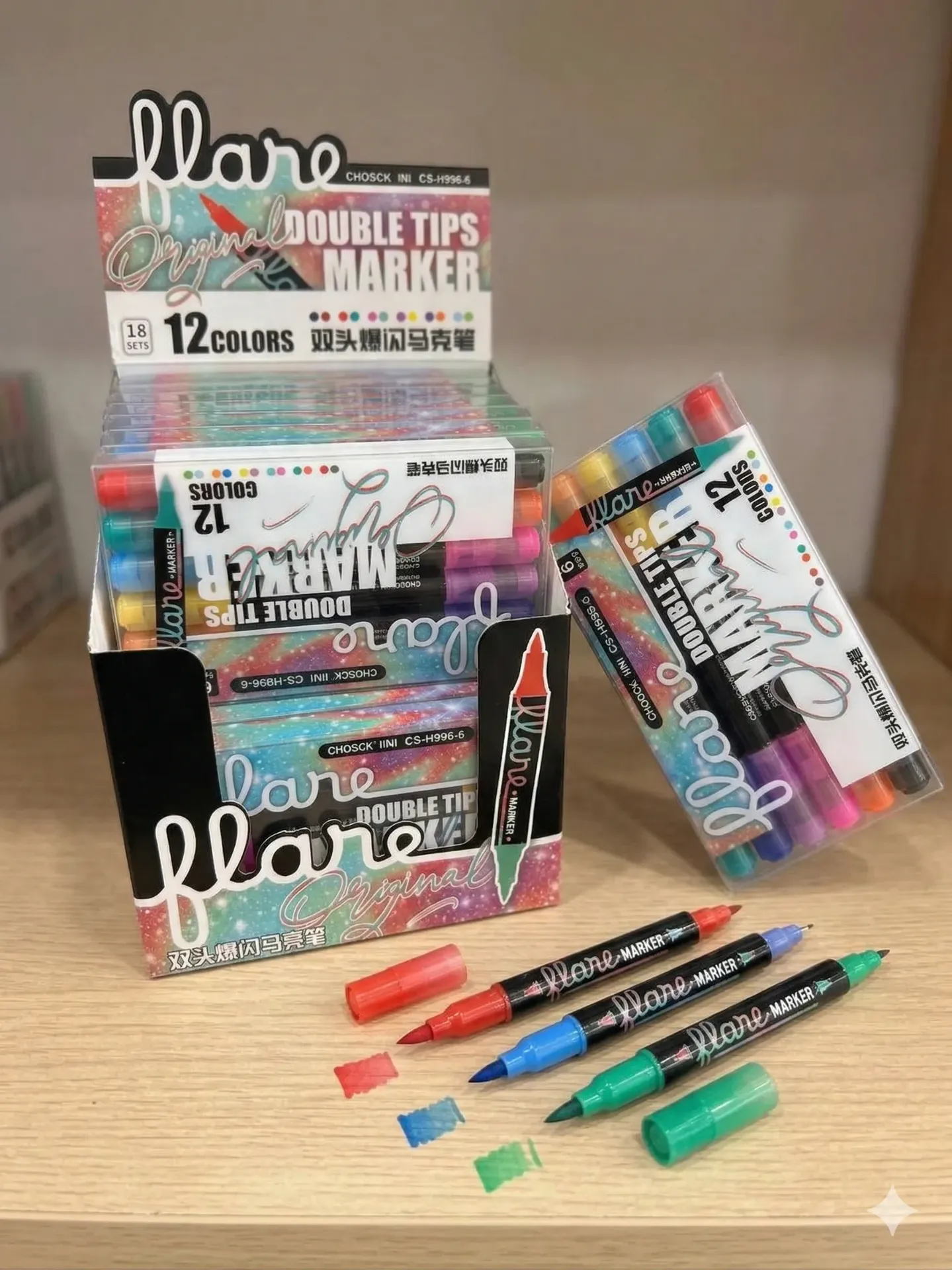 Chosch marker 2 tip 12 color set