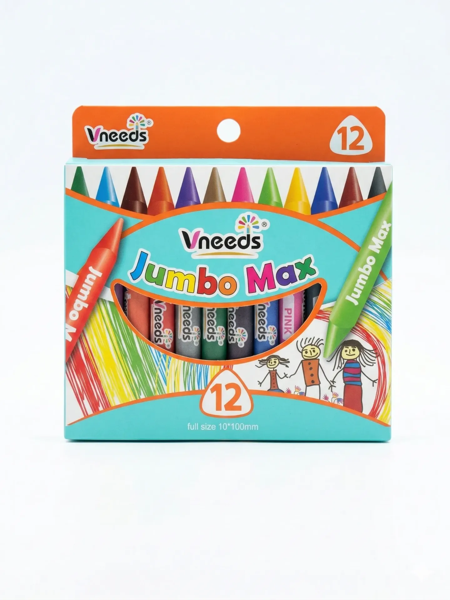 Vneeds jumbo crayon 12 color