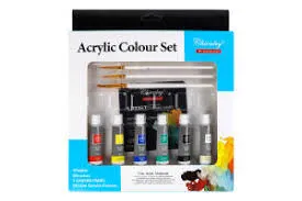 Chivaley acrylic color set 12 ml * 6 color