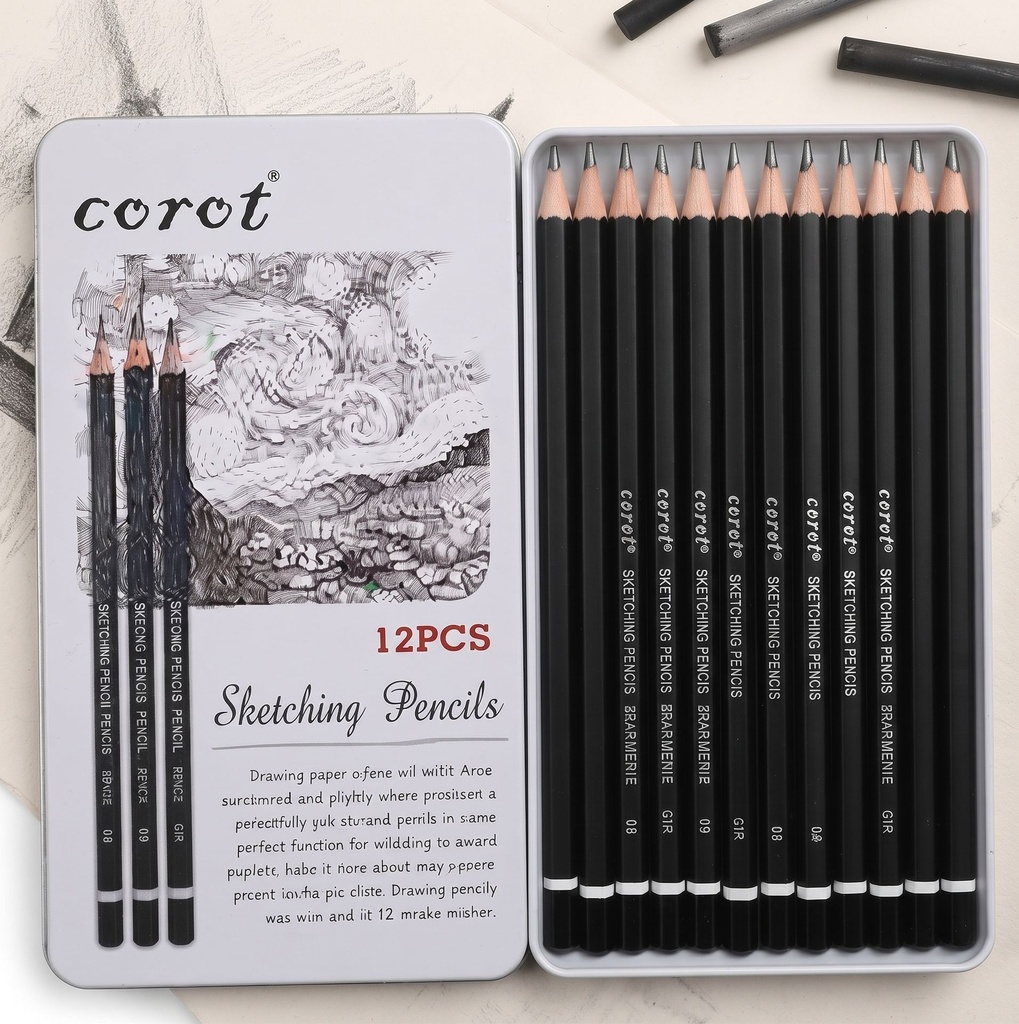 Corot Sketching Pencils 12PCS