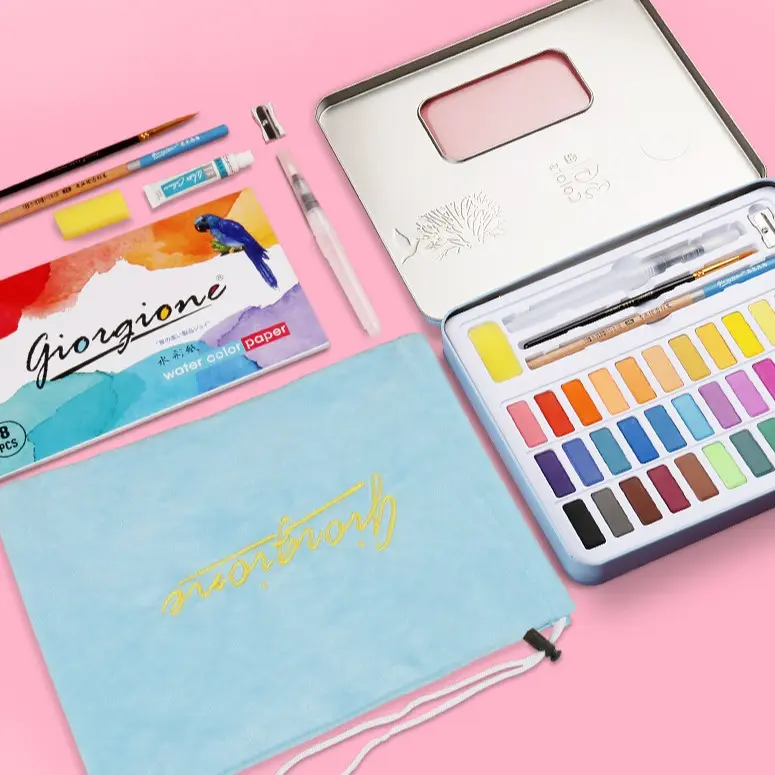 Giorgione water colors & pigment set 48 colors